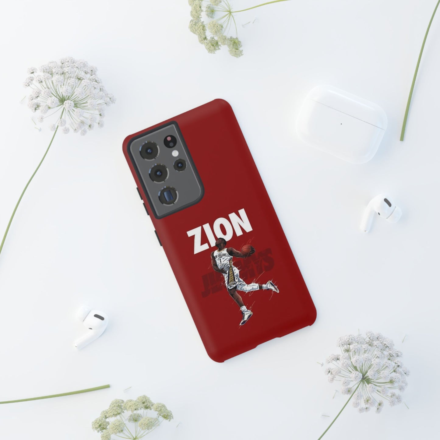 Zion Williamson Power Drive Edition – Rugged Dual-Layer Armor & Slim Fit | Compatible with iPhone 8–16 Pro Max & Samsung S10–S25 Ultra