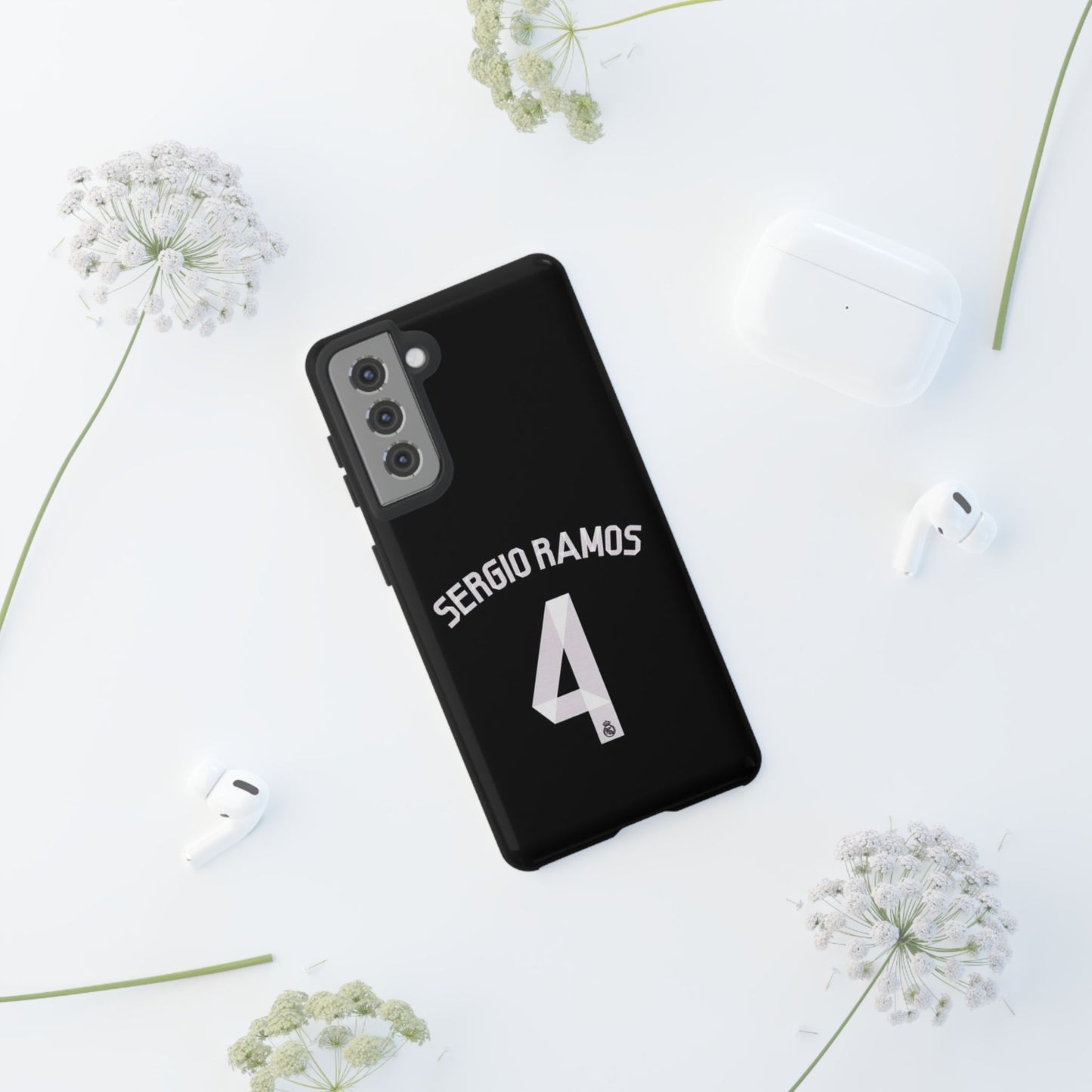 Sergio Ramos Defender Pro – Dual-Layer Shock Absorption & Slim Profile | Compatible with iPhone 8 to 16 Pro Max & Samsung Galaxy S10 to S25 Ultra