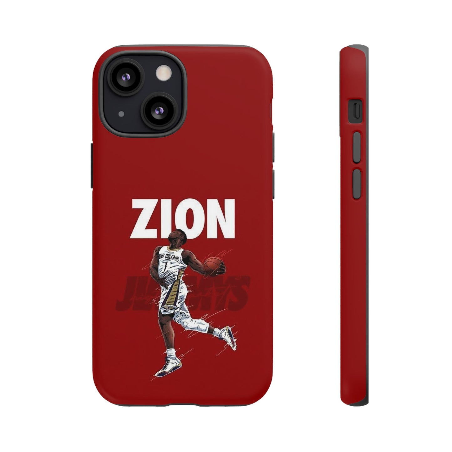 Zion Williamson Power Drive Edition – Rugged Dual-Layer Armor & Slim Fit | Compatible with iPhone 8–16 Pro Max & Samsung S10–S25 Ultra