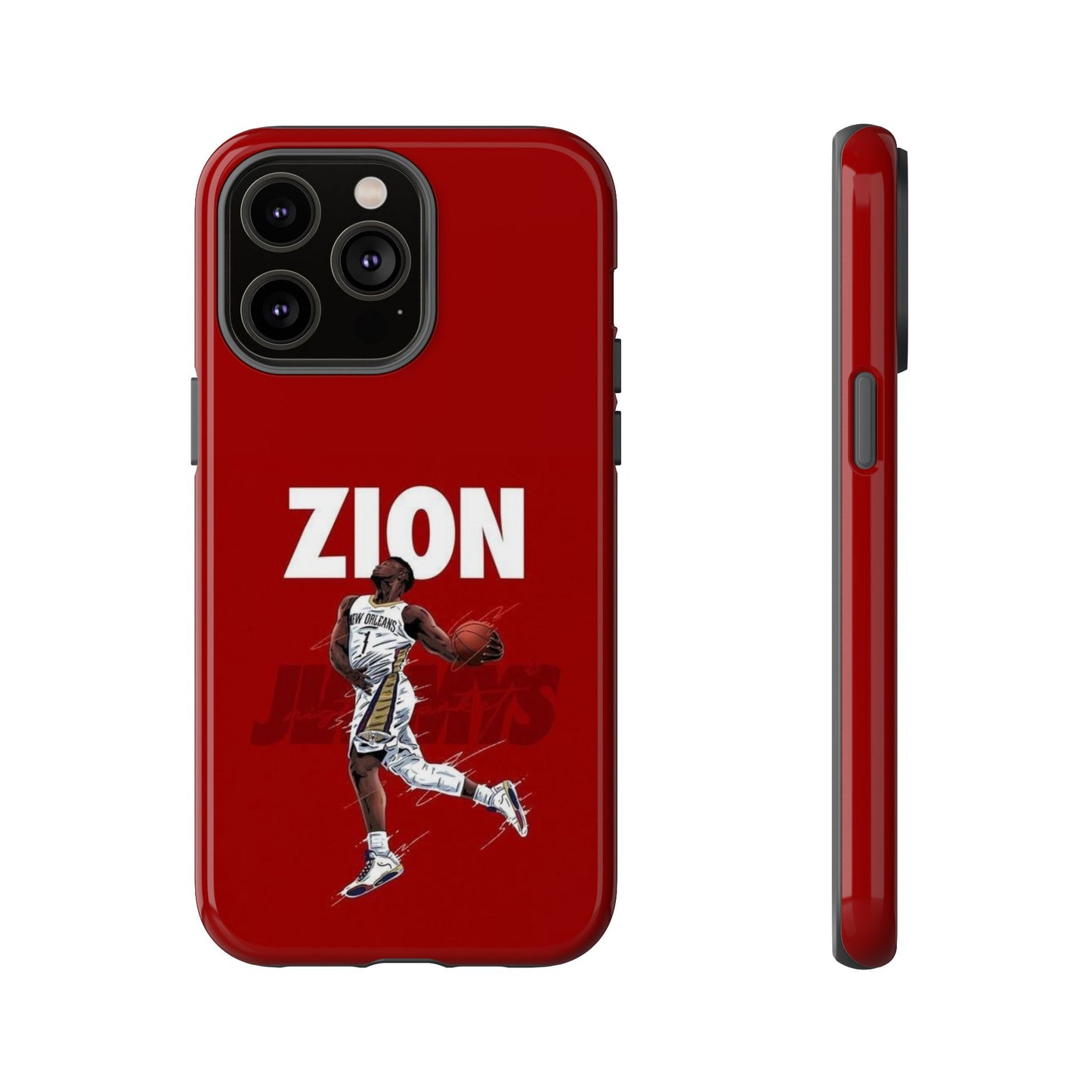 Zion Williamson Power Drive Edition – Rugged Dual-Layer Armor & Slim Fit | Compatible with iPhone 8–16 Pro Max & Samsung S10–S25 Ultra