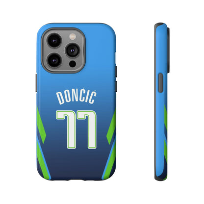Luka Dončić Ice Vision Edition – Rugged Dual-Layer Build, Slim Fit | Compatible with iPhone 8–16 Pro Max & Samsung Galaxy S10–S25 Ultra