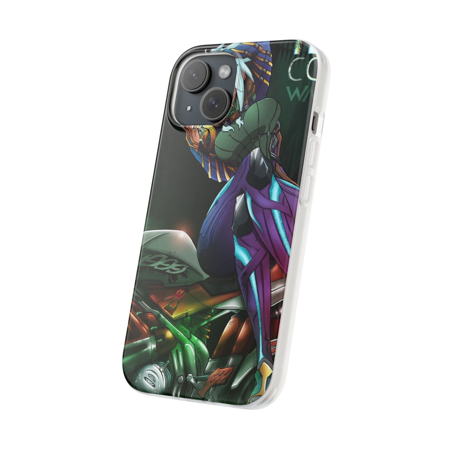Anime-Inspired Phone Case - Flexi Cases, Custom Phone Cover, Gift for Her, Birthday Present, Unique Cell Phone Accessories
