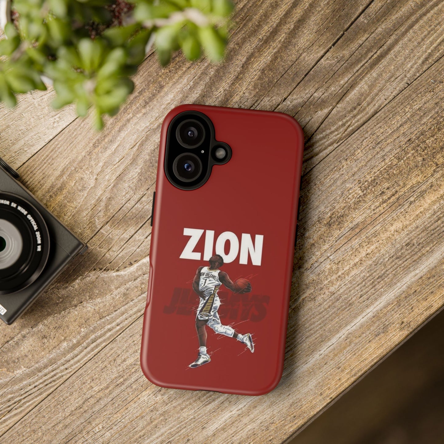 Zion Williamson Power Drive Edition – Rugged Dual-Layer Armor & Slim Fit | Compatible with iPhone 8–16 Pro Max & Samsung S10–S25 Ultra