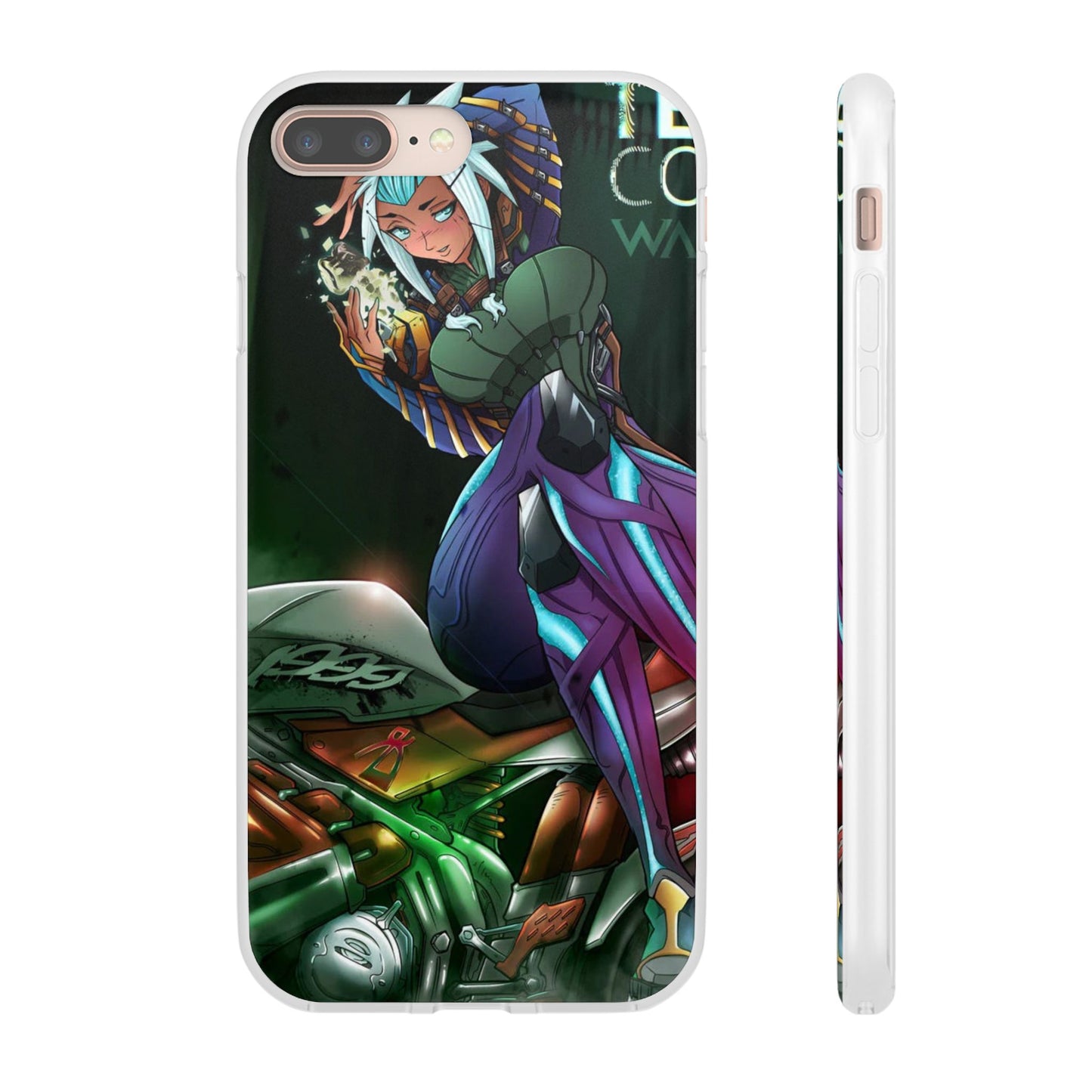 Anime-Inspired Phone Case - Flexi Cases, Custom Phone Cover, Gift for Her, Birthday Present, Unique Cell Phone Accessories