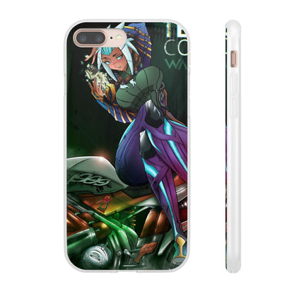 Anime-Inspired Phone Case - Flexi Cases, Custom Phone Cover, Gift for Her, Birthday Present, Unique Cell Phone Accessories