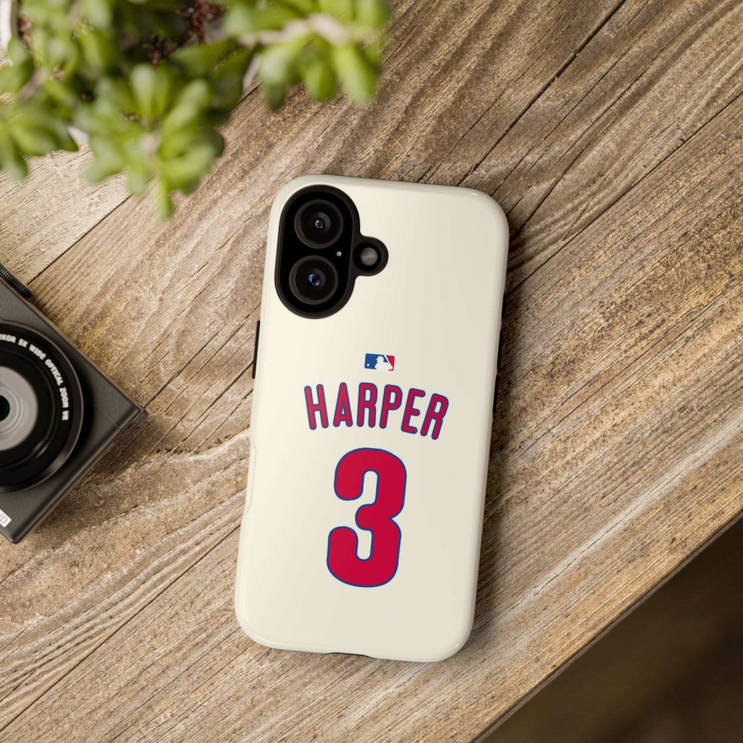 Bryce Harper PowerGrip – Dual-Layer Defense & Slim Fit | Compatible with iPhone 8 to 16 Pro Max & Samsung Galaxy S10 to S25 Ultra