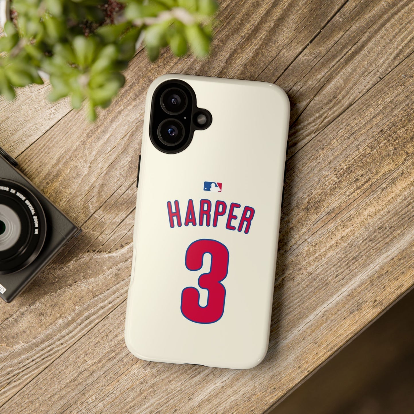 Bryce Harper PowerGrip – Dual-Layer Defense & Slim Fit | Compatible with iPhone 8 to 16 Pro Max & Samsung Galaxy S10 to S25 Ultra