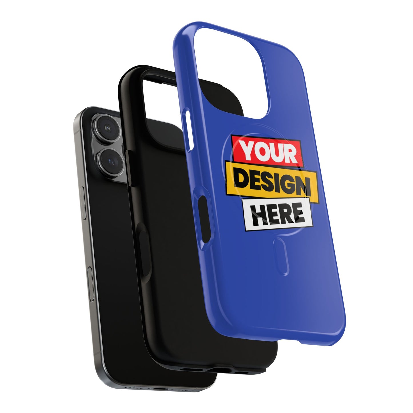 Tough Magnetic Phone Case, Customizable Phone Protector, Personalized Gift, Durable Tech Accessory, Ideal for Teens and Adults