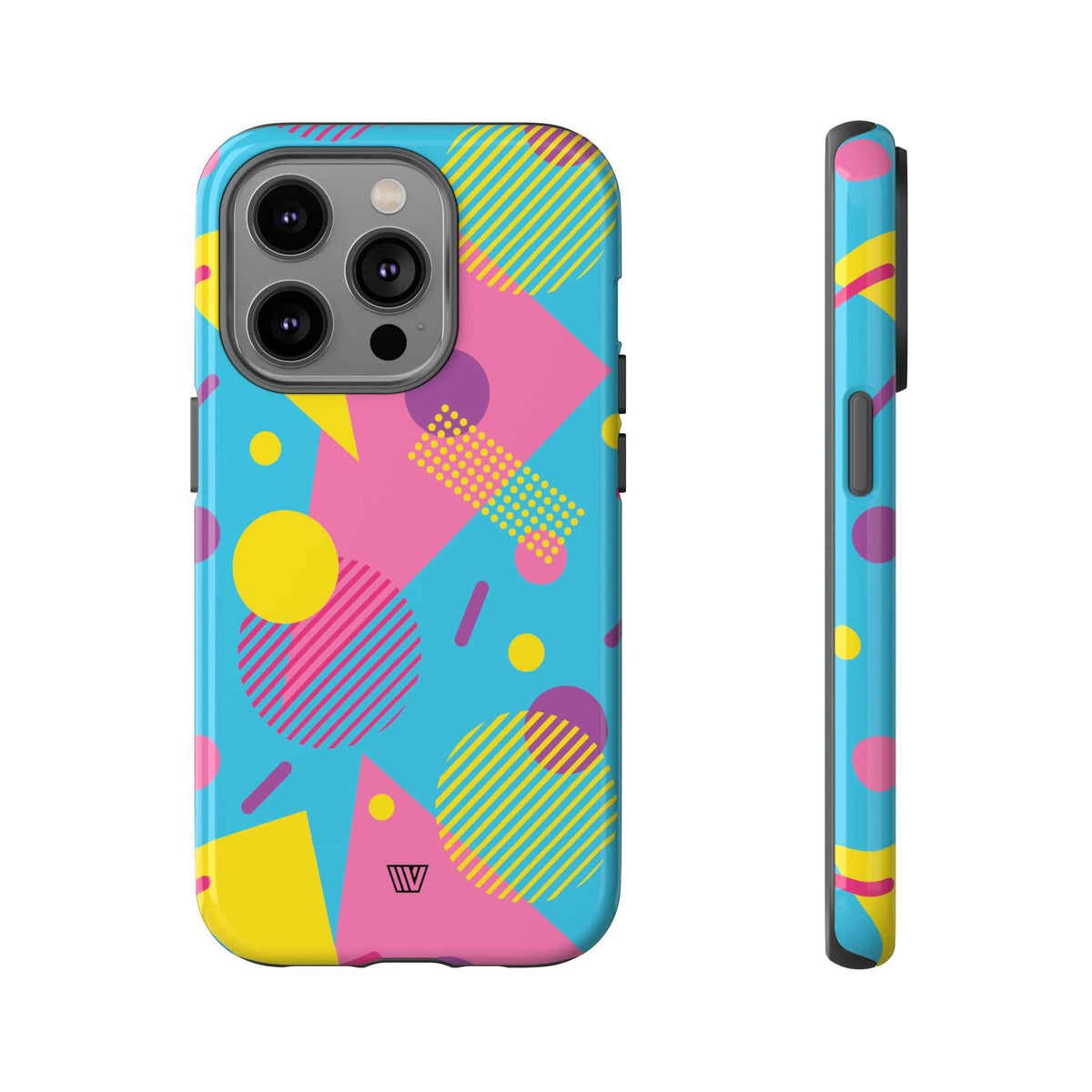 80s / 90s RETRO PATTERN LIGHT BLUE | Tough Phone Case