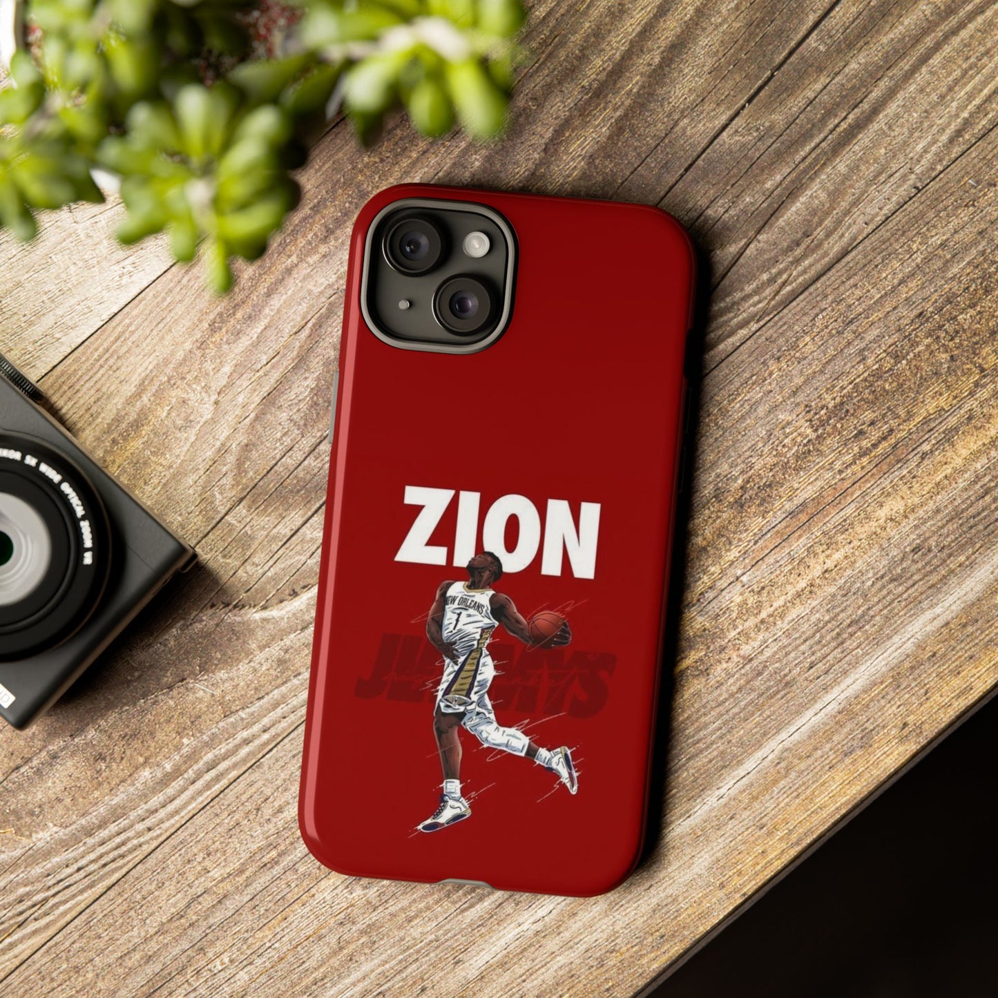 Zion Williamson Power Drive Edition – Rugged Dual-Layer Armor & Slim Fit | Compatible with iPhone 8–16 Pro Max & Samsung S10–S25 Ultra