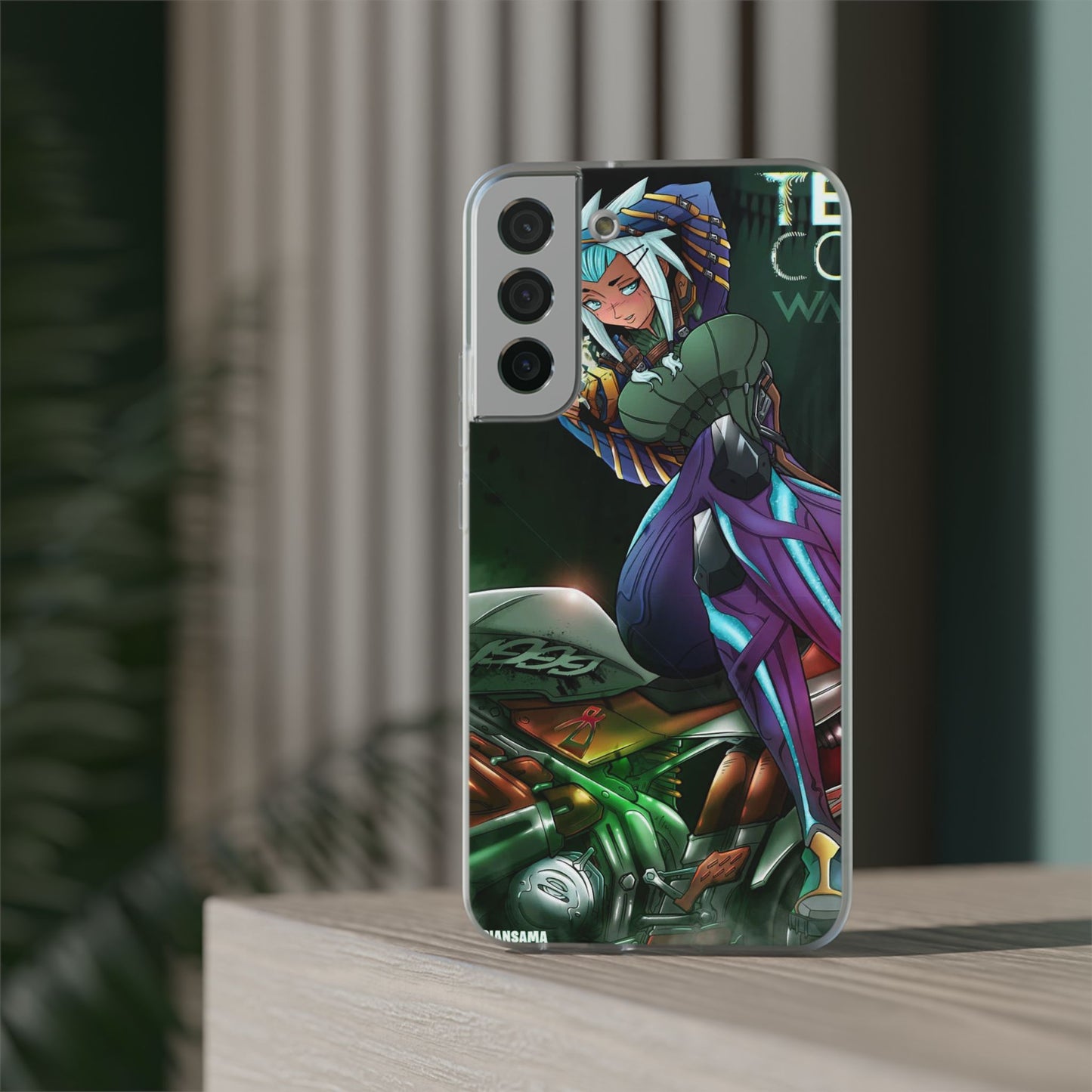 Anime-Inspired Phone Case - Flexi Cases, Custom Phone Cover, Gift for Her, Birthday Present, Unique Cell Phone Accessories