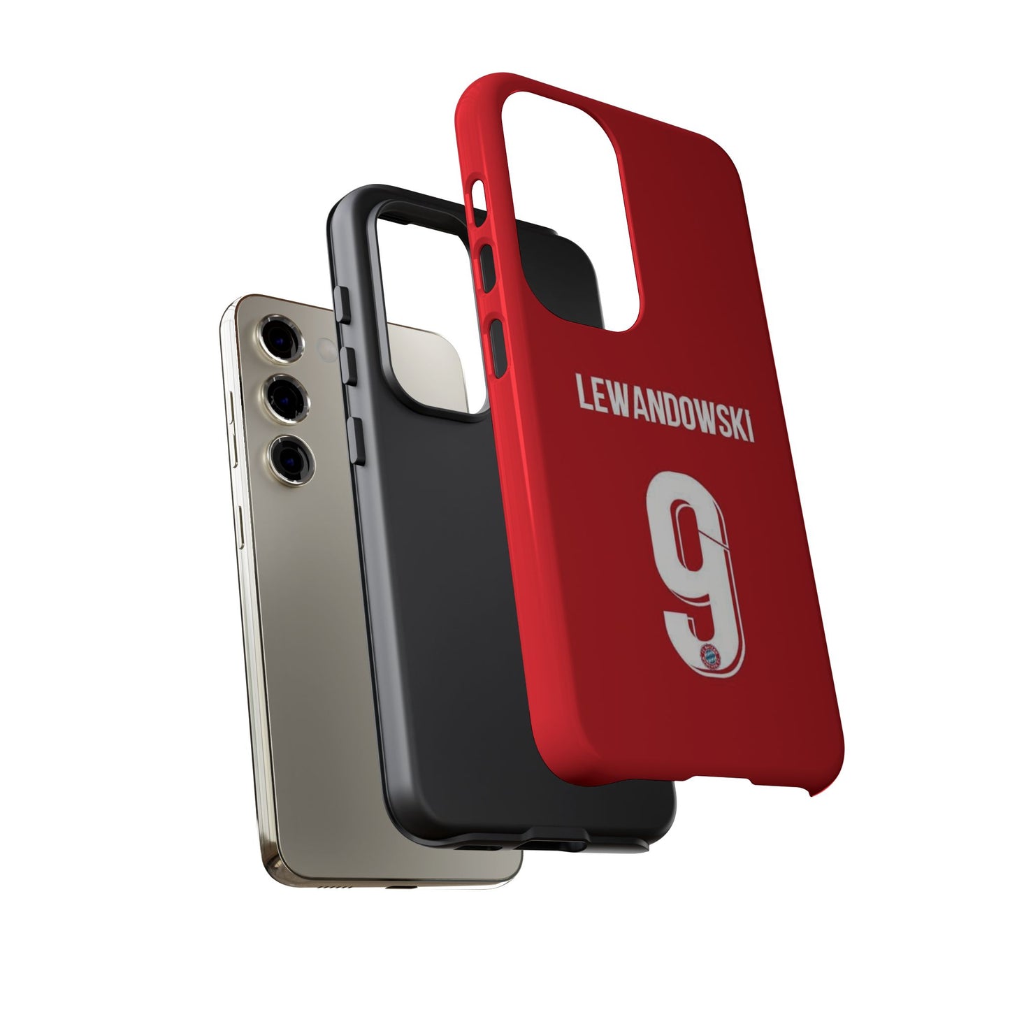 Robert Lewandowski Precision Guard – Dual-Layer Protection & Sleek Design | Compatible with iPhone 8 to 16 Pro Max & Samsung Galaxy S10 to S25 Ultra