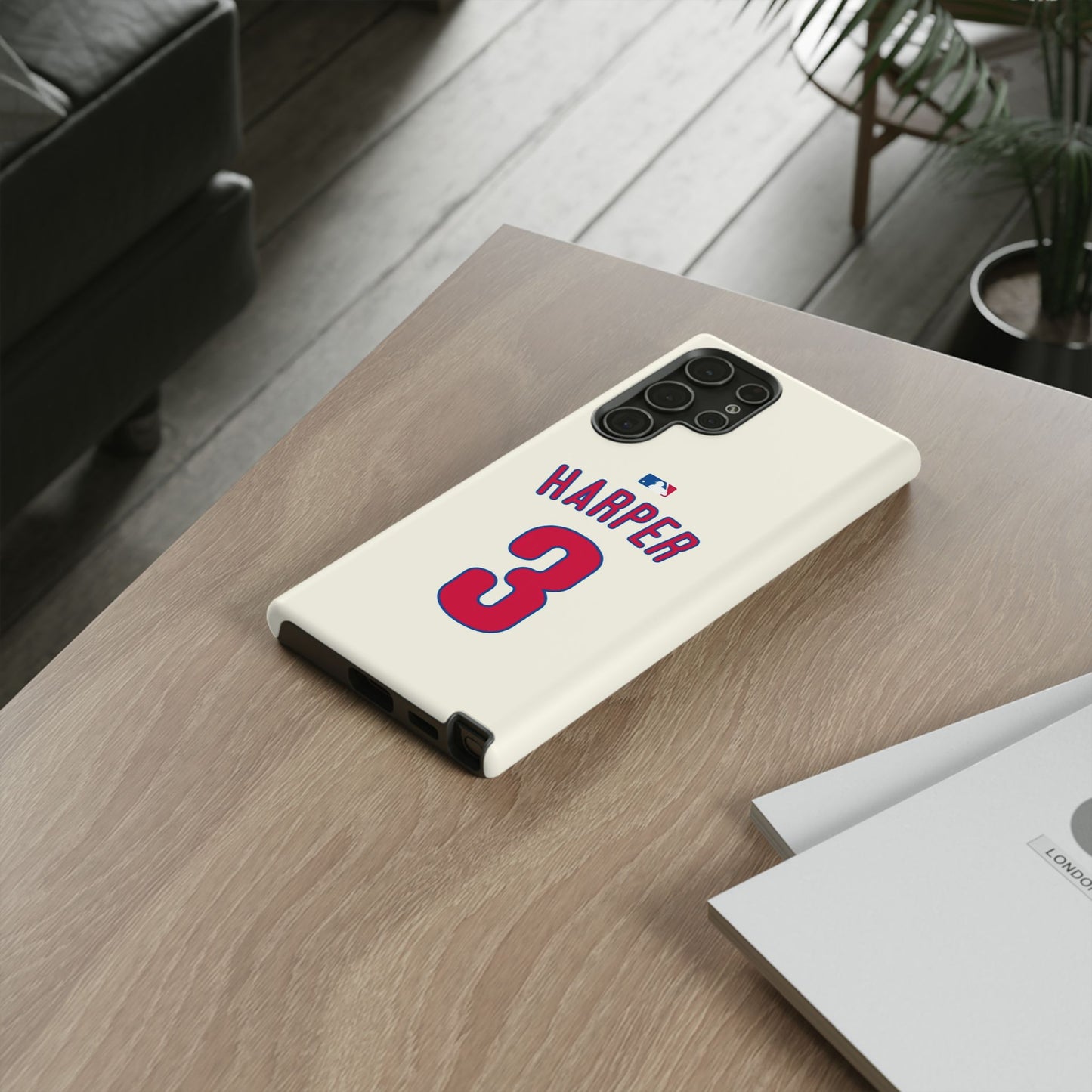 Bryce Harper PowerGrip – Dual-Layer Defense & Slim Fit | Compatible with iPhone 8 to 16 Pro Max & Samsung Galaxy S10 to S25 Ultra