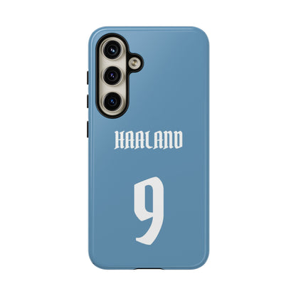 Erling Haaland PowerStrike – Rugged Dual-Layer Protection & Slim Profile | Compatible with iPhone 8 to 16 Pro Max & Samsung Galaxy S10 to S25 Ultra