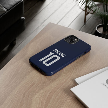 Christian Pulisic Precision Armor – Dual-Layer Durability & Sleek Fit | Compatible with iPhone 8 to 16 Pro Max & Samsung Galaxy S10 to S25 Ultra