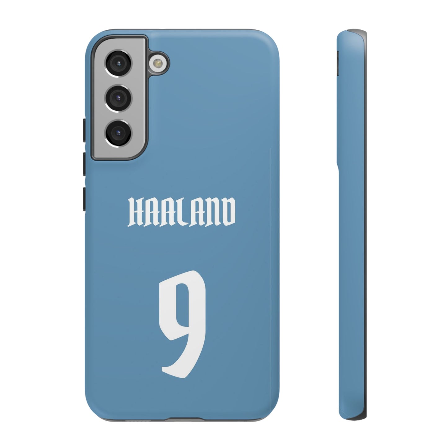 Erling Haaland PowerStrike – Rugged Dual-Layer Protection & Slim Profile | Compatible with iPhone 8 to 16 Pro Max & Samsung Galaxy S10 to S25 Ultra