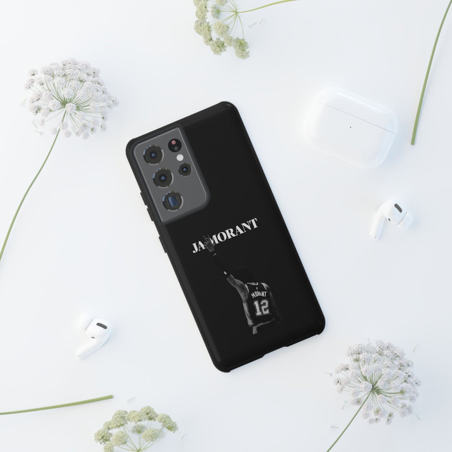 Ja Morant Explosive Drive Series – Shock-Absorbing Dual-Layer Case | Compatible with iPhone 8–16 Pro Max & Samsung Galaxy S10–S25 Ultra