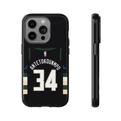 Giannis Antetokounmpo Force Drive Edition – Heavy-Duty ShockGuard Layers, Athletic Slim Fit | iPhone 8–16 Pro Max & Samsung S10–S25 Ultra Supported