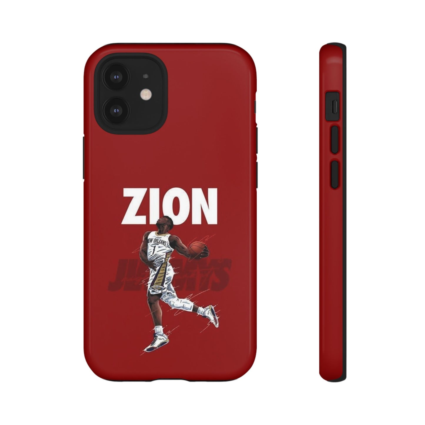 Zion Williamson Power Drive Edition – Rugged Dual-Layer Armor & Slim Fit | Compatible with iPhone 8–16 Pro Max & Samsung S10–S25 Ultra