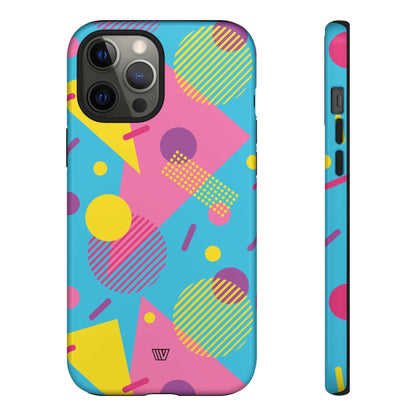 80s / 90s RETRO PATTERN LIGHT BLUE | Tough Phone Case