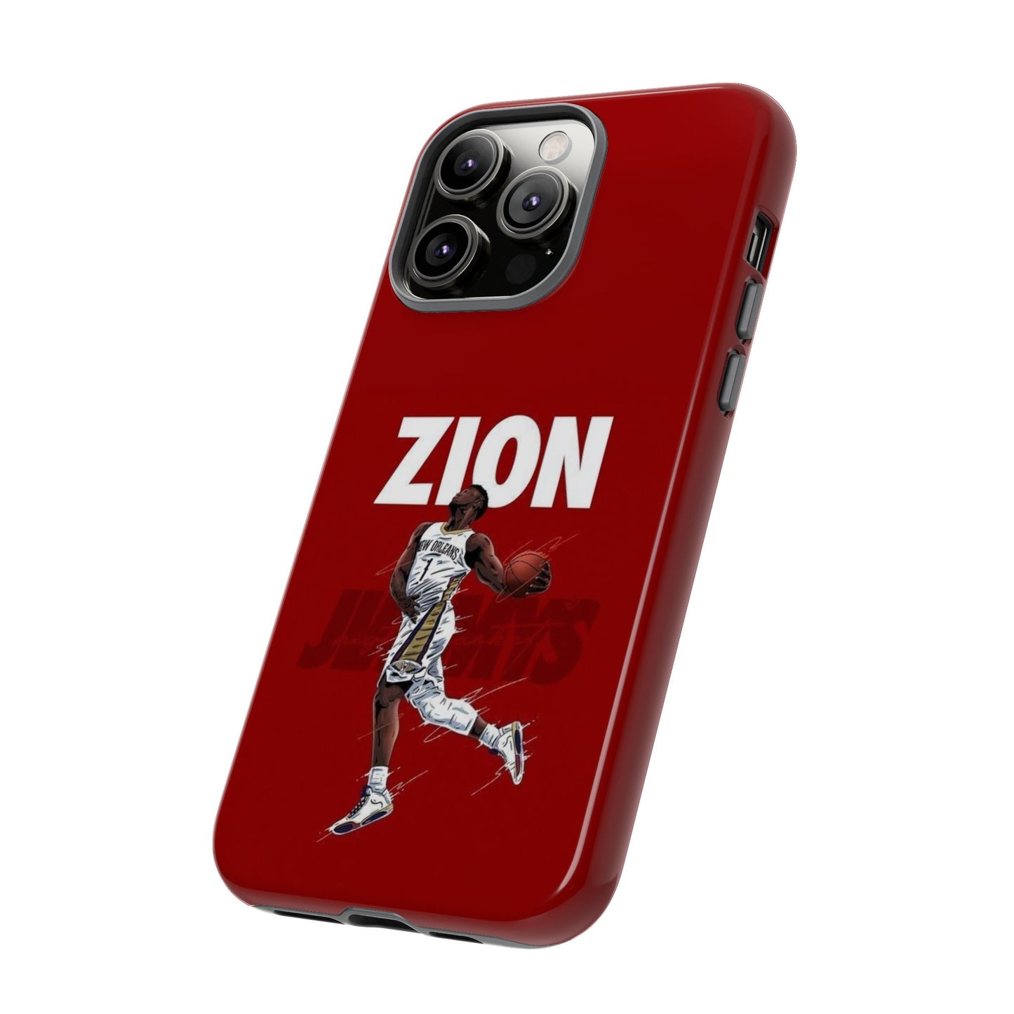 Zion Williamson Power Drive Edition – Rugged Dual-Layer Armor & Slim Fit | Compatible with iPhone 8–16 Pro Max & Samsung S10–S25 Ultra