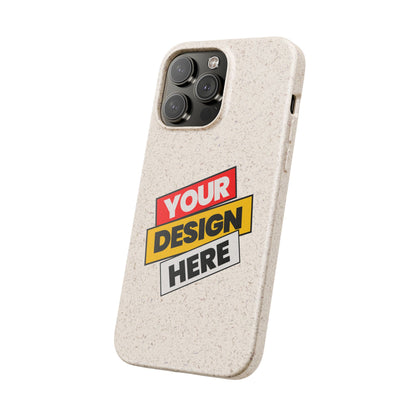 Eco-Friendly Phone Case, Biodegradable Phone Cover, Sustainable Accessory, Customizable iPhone Case, Green Gift Idea, Environmentally