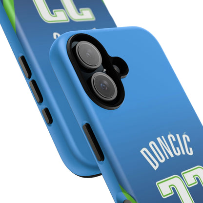 Luka Dončić Ice Vision Edition – Rugged Dual-Layer Build, Slim Fit | Compatible with iPhone 8–16 Pro Max & Samsung Galaxy S10–S25 Ultra
