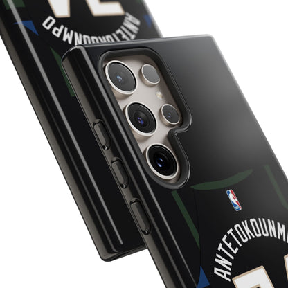 Giannis Antetokounmpo Force Drive Edition – Heavy-Duty ShockGuard Layers, Athletic Slim Fit | iPhone 8–16 Pro Max & Samsung S10–S25 Ultra Supported