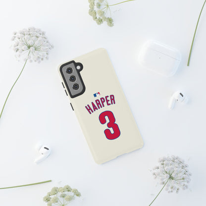 Bryce Harper PowerGrip – Dual-Layer Defense & Slim Fit | Compatible with iPhone 8 to 16 Pro Max & Samsung Galaxy S10 to S25 Ultra