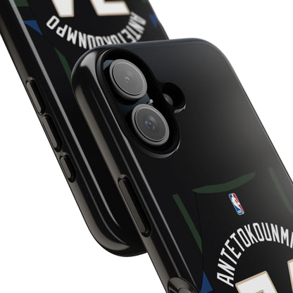 Giannis Antetokounmpo Force Drive Edition – Heavy-Duty ShockGuard Layers, Athletic Slim Fit | iPhone 8–16 Pro Max & Samsung S10–S25 Ultra Supported