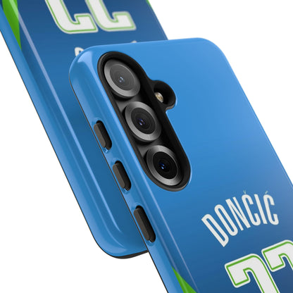Luka Dončić Ice Vision Edition – Rugged Dual-Layer Build, Slim Fit | Compatible with iPhone 8–16 Pro Max & Samsung Galaxy S10–S25 Ultra