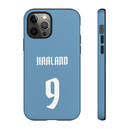 Erling Haaland PowerStrike – Rugged Dual-Layer Protection & Slim Profile | Compatible with iPhone 8 to 16 Pro Max & Samsung Galaxy S10 to S25 Ultra