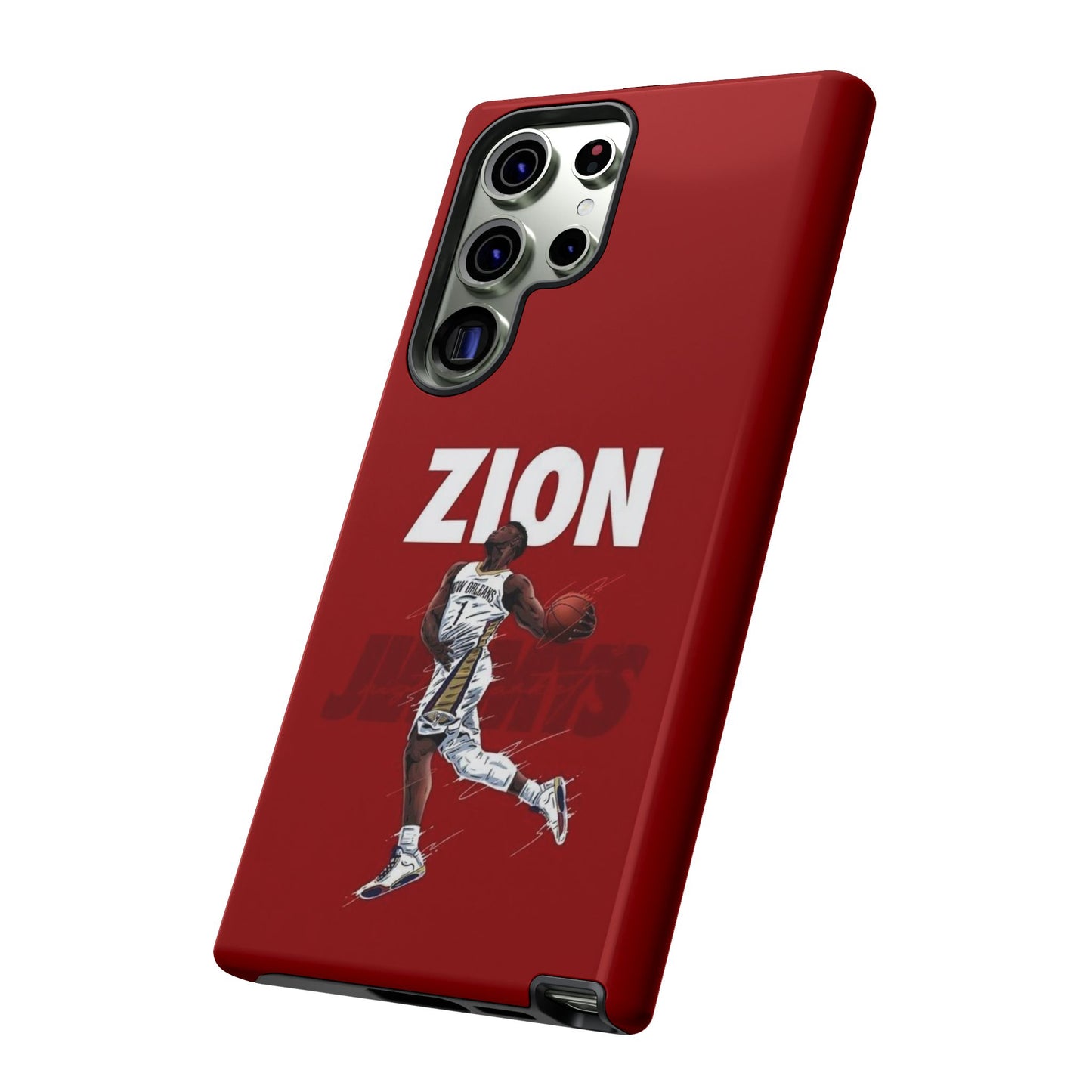 Zion Williamson Power Drive Edition – Rugged Dual-Layer Armor & Slim Fit | Compatible with iPhone 8–16 Pro Max & Samsung S10–S25 Ultra