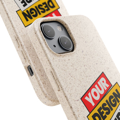 Eco-Friendly Phone Case, Biodegradable Phone Cover, Sustainable Accessory, Customizable iPhone Case, Green Gift Idea, Environmentally