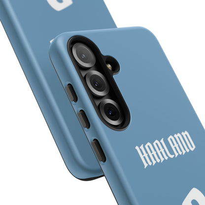 Erling Haaland PowerStrike – Rugged Dual-Layer Protection & Slim Profile | Compatible with iPhone 8 to 16 Pro Max & Samsung Galaxy S10 to S25 Ultra