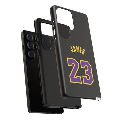 LeBron James King’s Guard Edition – MaxProtect Hybrid Shell, Athletic Profile | iPhone 8–16 Pro Max & Samsung S10–S25 Ultra Compatible