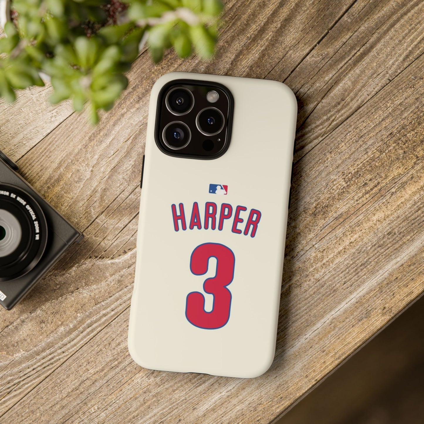 Bryce Harper PowerGrip – Dual-Layer Defense & Slim Fit | Compatible with iPhone 8 to 16 Pro Max & Samsung Galaxy S10 to S25 Ultra