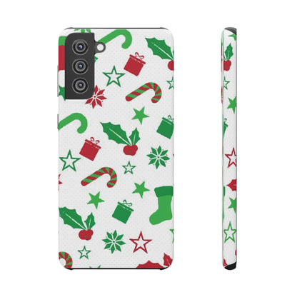 Custom Samsung Tough Phone Case – Christmas Santa Holiday Design, Festive Xmas Protection - covers4phones