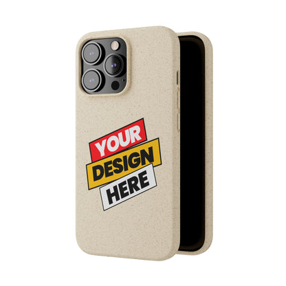 Eco-Friendly Phone Case, Biodegradable Phone Cover, Sustainable Accessory, Customizable iPhone Case, Green Gift Idea, Environmentally