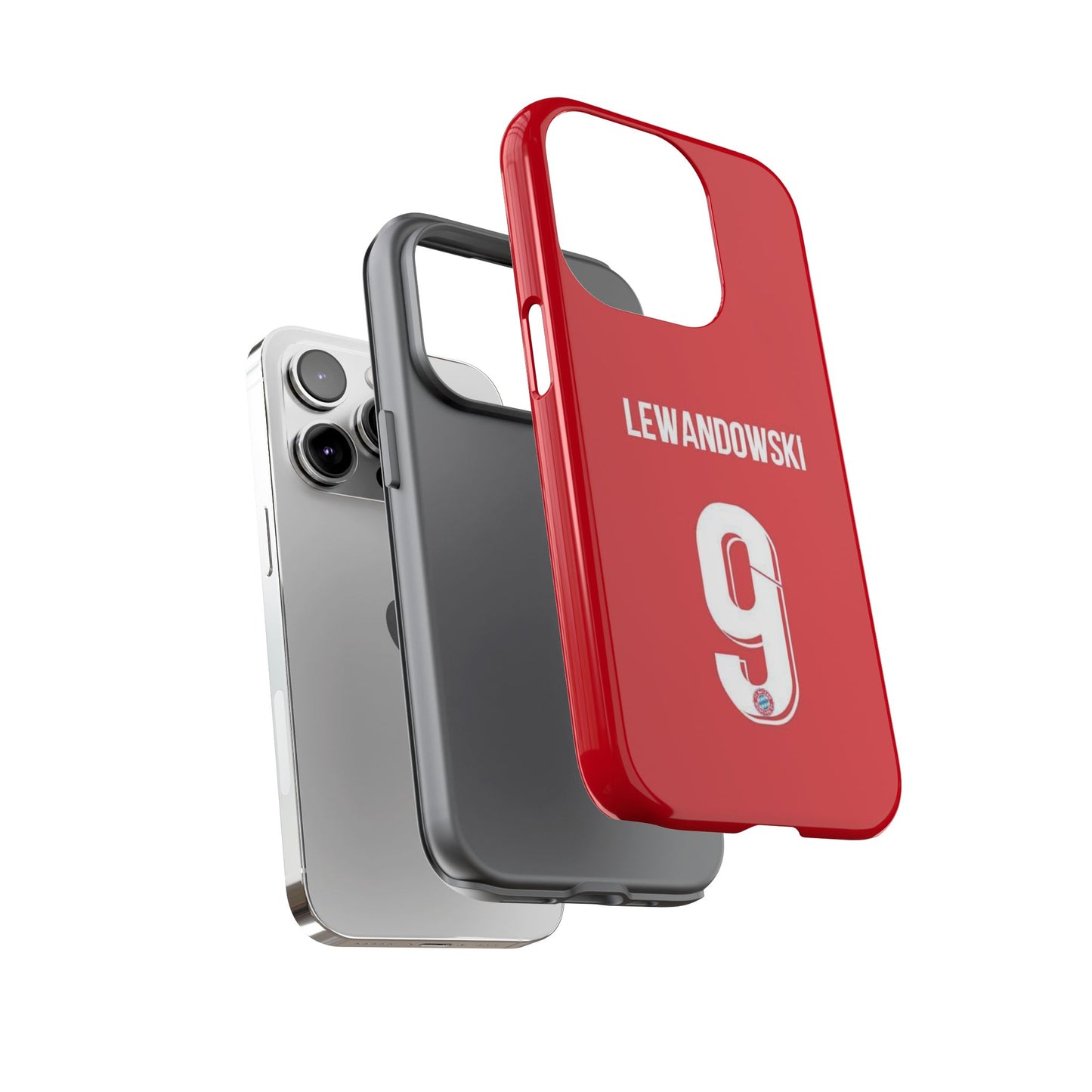 Robert Lewandowski Precision Guard – Dual-Layer Protection & Sleek Design | Compatible with iPhone 8 to 16 Pro Max & Samsung Galaxy S10 to S25 Ultra