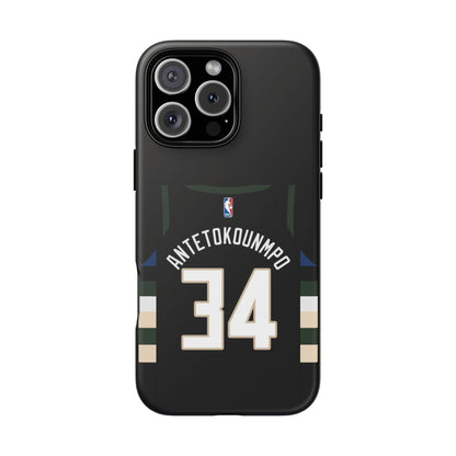 Giannis Antetokounmpo Force Drive Edition – Heavy-Duty ShockGuard Layers, Athletic Slim Fit | iPhone 8–16 Pro Max & Samsung S10–S25 Ultra Supported