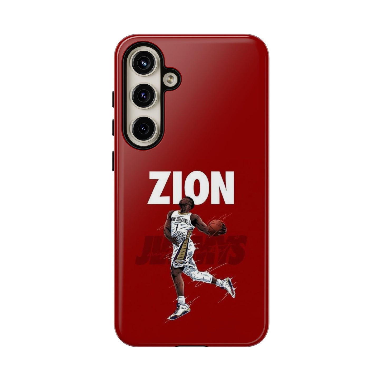 Zion Williamson Power Drive Edition – Rugged Dual-Layer Armor & Slim Fit | Compatible with iPhone 8–16 Pro Max & Samsung S10–S25 Ultra