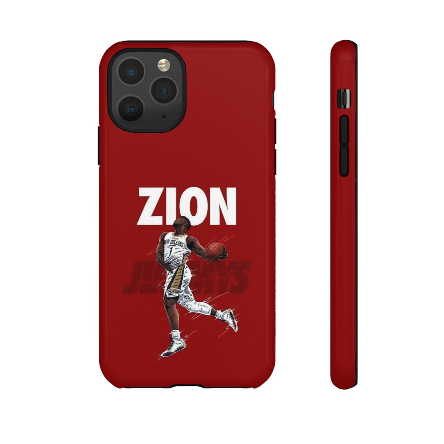 Zion Williamson Power Drive Edition – Rugged Dual-Layer Armor & Slim Fit | Compatible with iPhone 8–16 Pro Max & Samsung S10–S25 Ultra