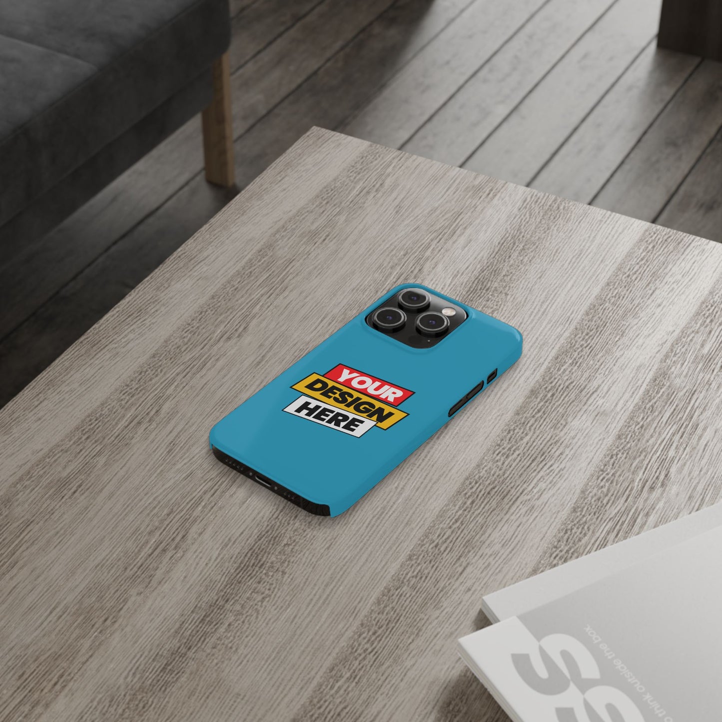 Cool Cat Slim Phone Case, Personalized Gift, Trendy Pet Lover Accessory, Unique Phone Cover, Animal Lover Case, Birthday Present