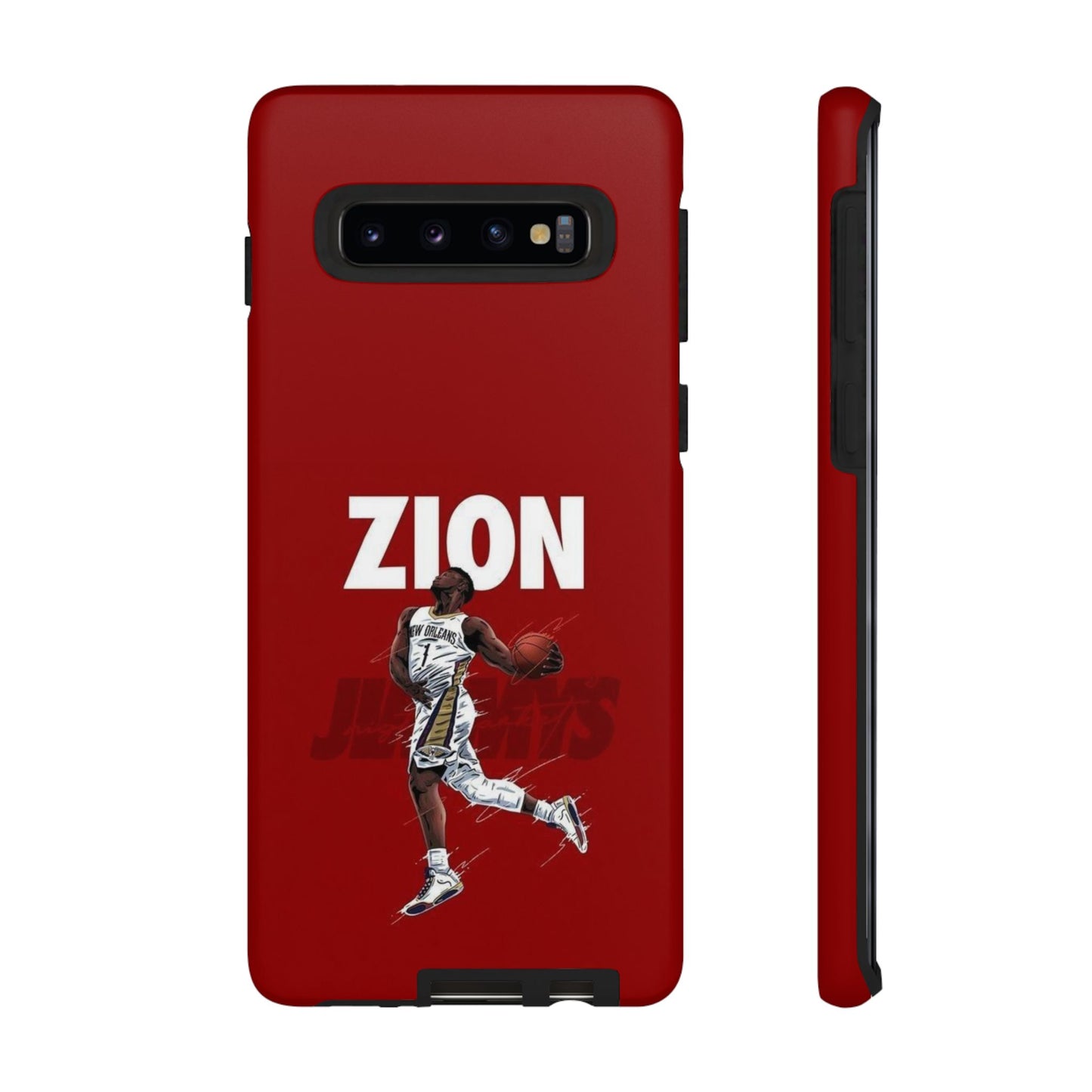 Zion Williamson Power Drive Edition – Rugged Dual-Layer Armor & Slim Fit | Compatible with iPhone 8–16 Pro Max & Samsung S10–S25 Ultra