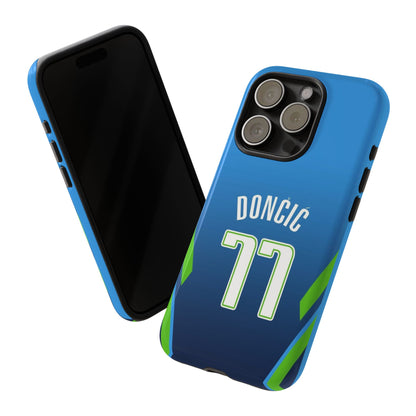 Luka Dončić Ice Vision Edition – Rugged Dual-Layer Build, Slim Fit | Compatible with iPhone 8–16 Pro Max & Samsung Galaxy S10–S25 Ultra