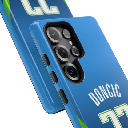 Luka Dončić Ice Vision Edition – Rugged Dual-Layer Build, Slim Fit | Compatible with iPhone 8–16 Pro Max & Samsung Galaxy S10–S25 Ultra