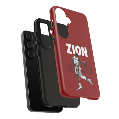 Zion Williamson Power Drive Edition – Rugged Dual-Layer Armor & Slim Fit | Compatible with iPhone 8–16 Pro Max & Samsung S10–S25 Ultra