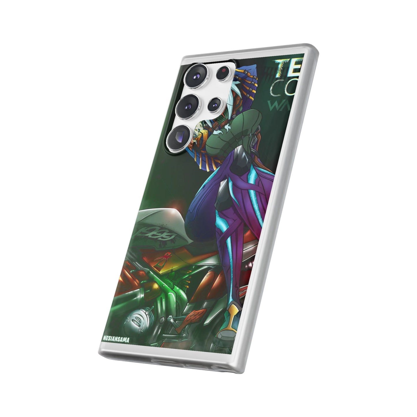 Anime-Inspired Phone Case - Flexi Cases, Custom Phone Cover, Gift for Her, Birthday Present, Unique Cell Phone Accessories