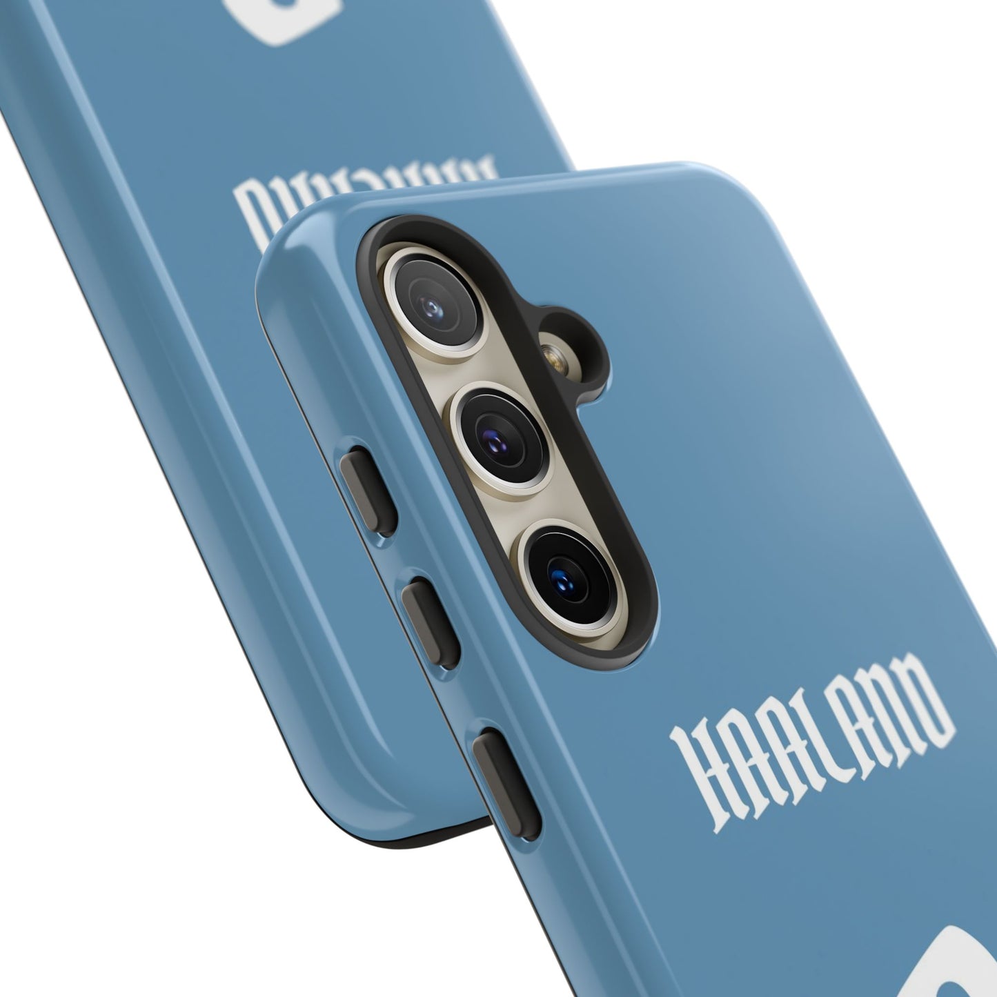 Erling Haaland PowerStrike – Rugged Dual-Layer Protection & Slim Profile | Compatible with iPhone 8 to 16 Pro Max & Samsung Galaxy S10 to S25 Ultra